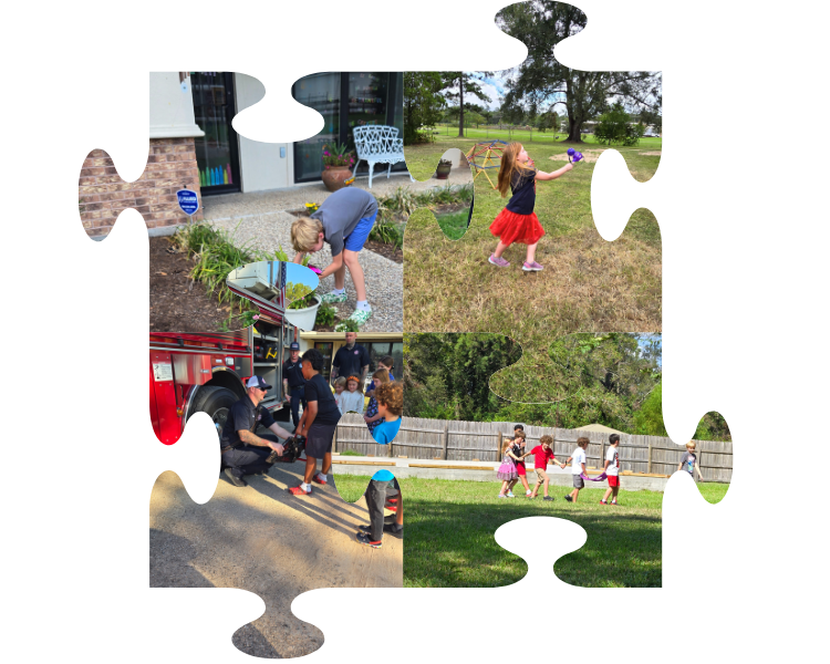 Spring TX micro school students engaged in outdoor exploration and nature-based learning activities